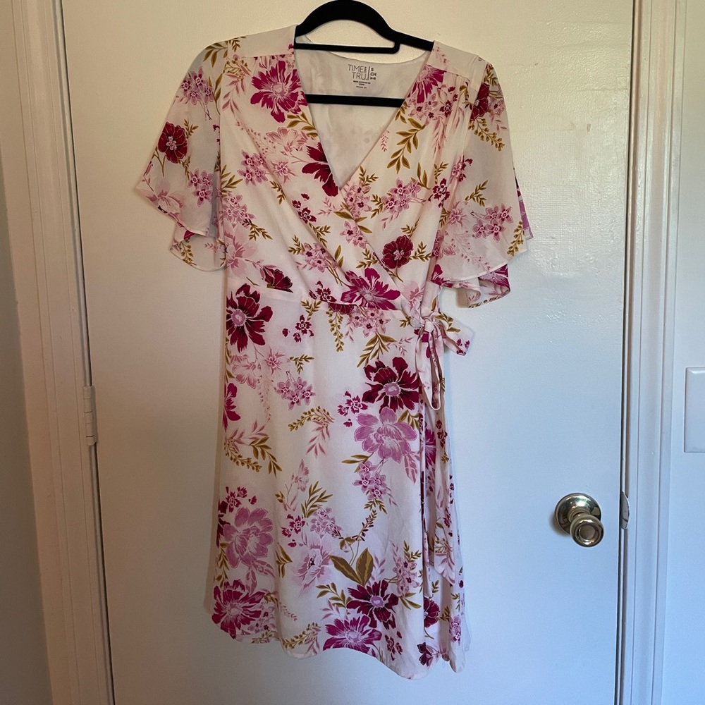 Floral Wrap Dress